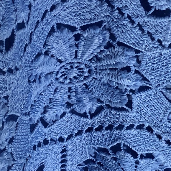 💥clearances💥Preston and York Blue LaceSkirt Sz 6 - Picture 3 of 4